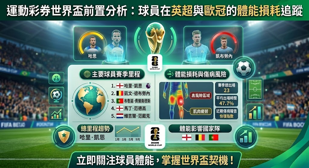 球員在英超與歐冠的體能損耗追蹤 球員在英超與歐冠的體能損耗追蹤